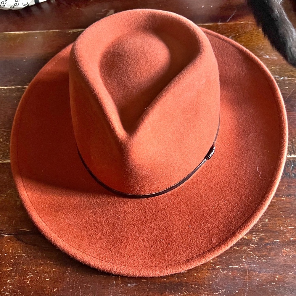 WYETH Siggie Hat Festival Cowboy auburn Rust color - Picture 7 of 7